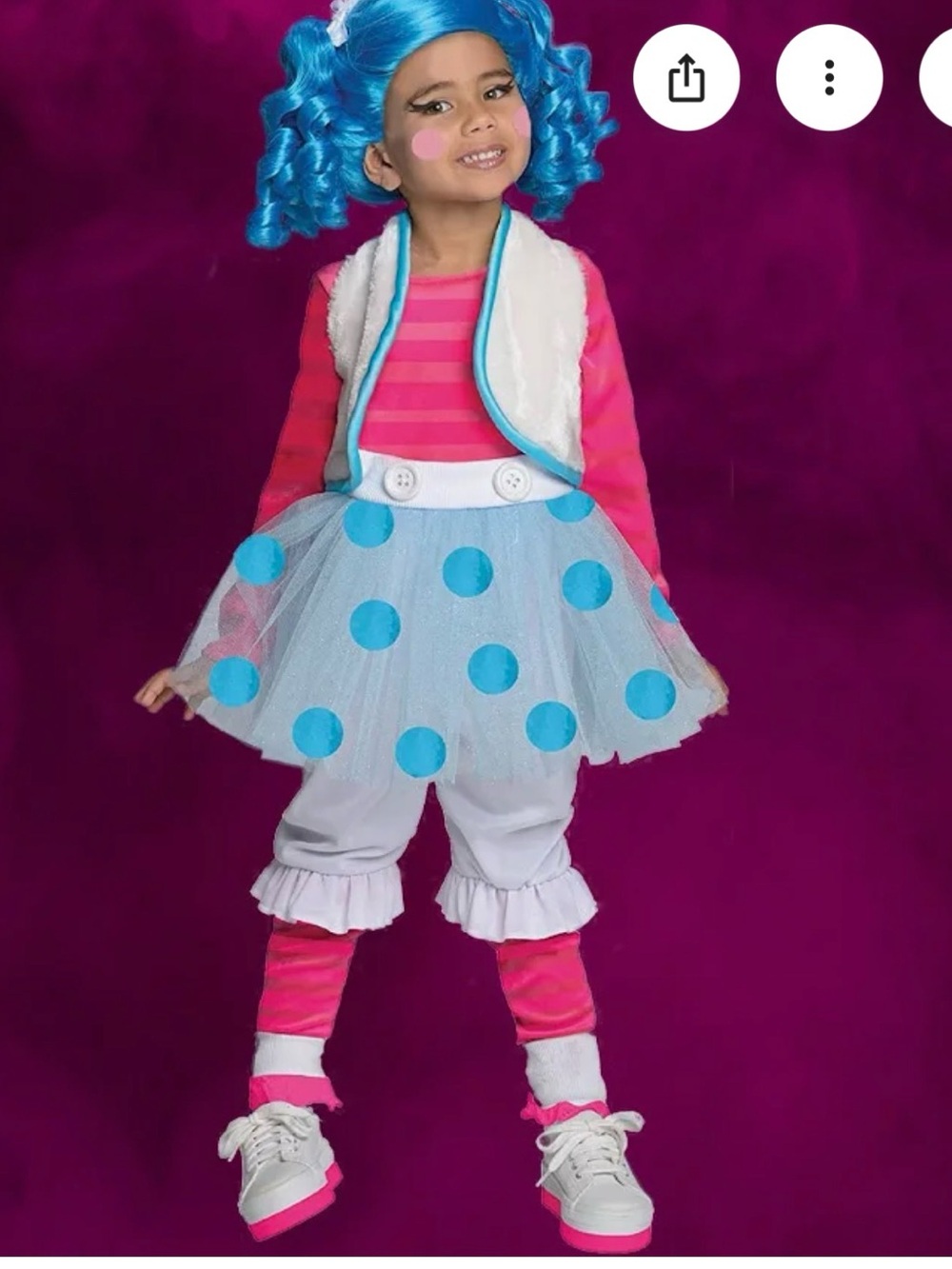 Lalaloopsy Mittens Halloween costume 4-6 kids